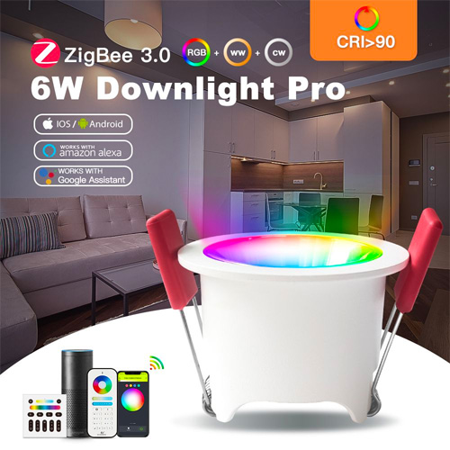 Gledopto 6W Zigbee Downlight RGBW
