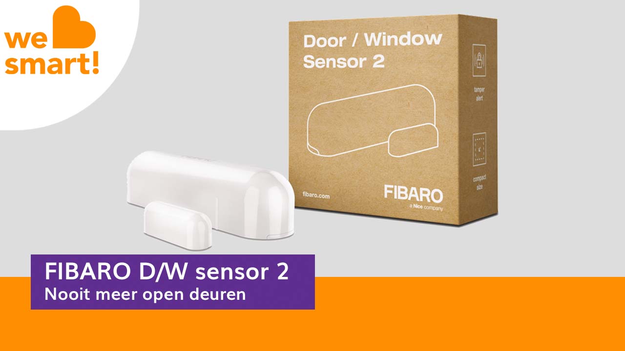 FIBARO Raam Deur Sensor V2 Z-Wave Plus Grijs video