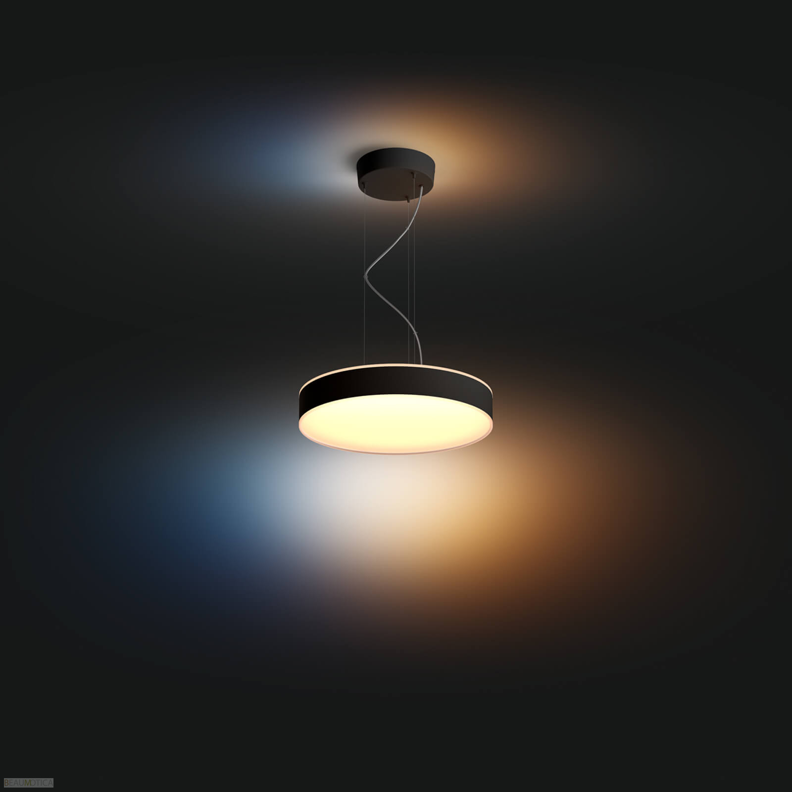 Philips Hue Enrave White Ambiance Hanglamp Zwart