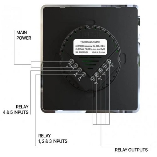 Heltun 2-Voudige Touchschakelaar Z-Wave Plus Zilver