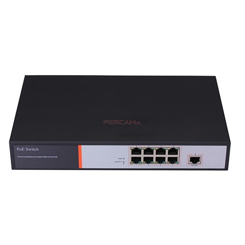 PoE Switch 8+1 Port Injector