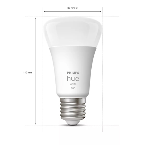 Philips Hue White Ambiance E27 800 lumen Bluetooth 2-pack