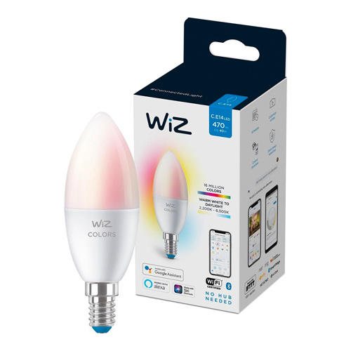 WiZ Kaarslamp E14 WiFi White Color Ambiance