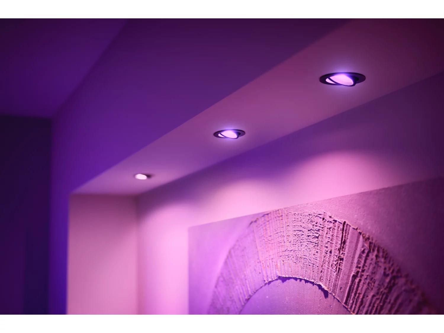 Philips Hue Centura Rond Inbouwspot zwart 1x5.7W