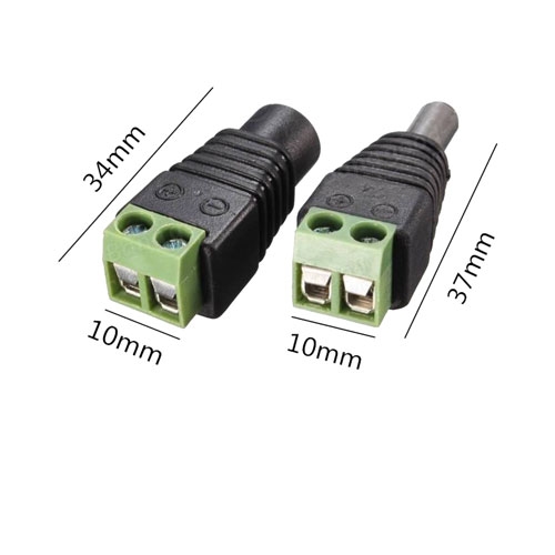 12/24V Connector set male - female