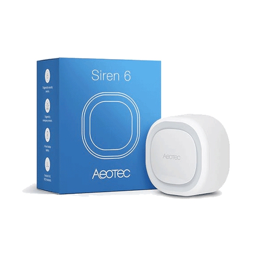 Aeotec Siren 6 Sirene Z-wave Plus 105dB packaging