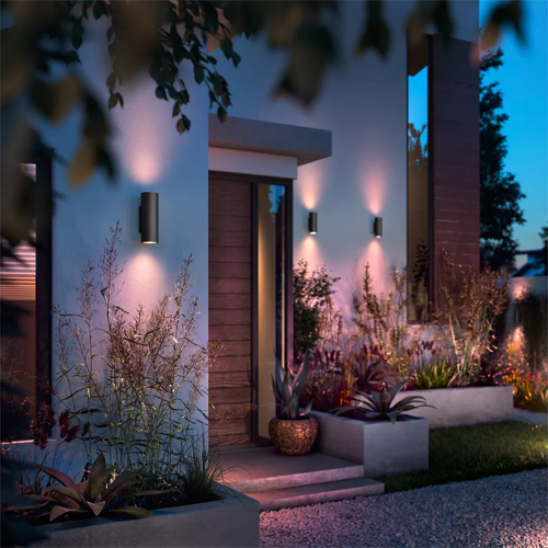 Philips Hue White and Color Ambiance Appear Muurlamp Buiten Zwart