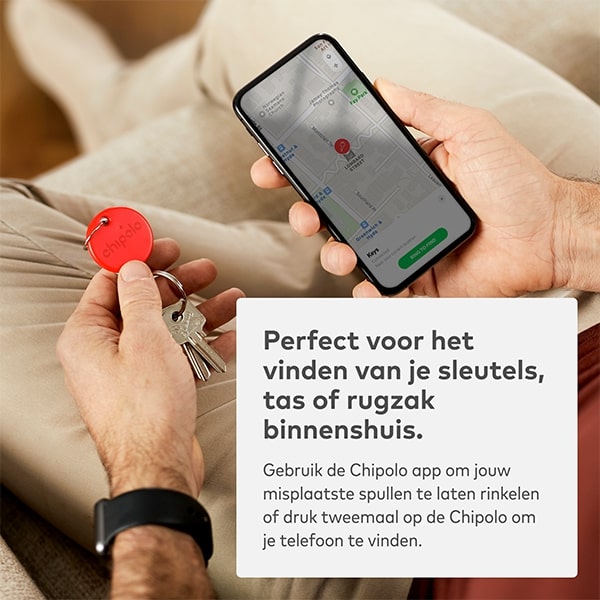 Chipolo ONE Bluetooth Tracker Rood