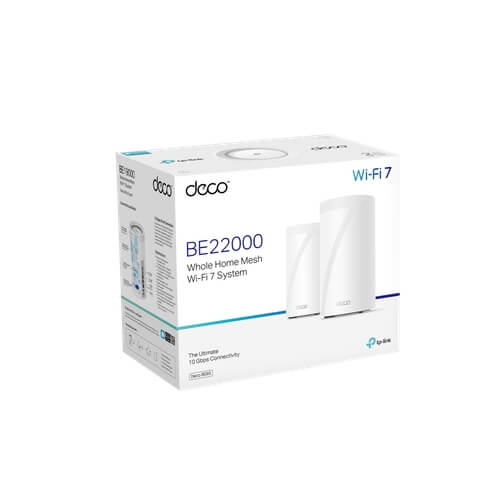 Deco BE85 2-Pack WiFi mesh systeem packaging