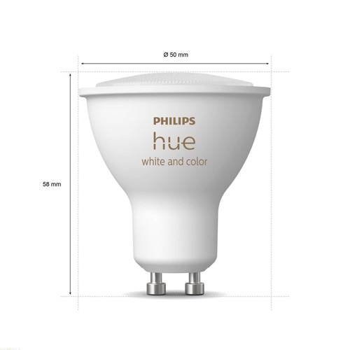 Philips Hue GU10 White Color Ambiance 6-pack