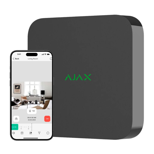 Ajax Systems NVR Recorder 8 Kanalen Zwart