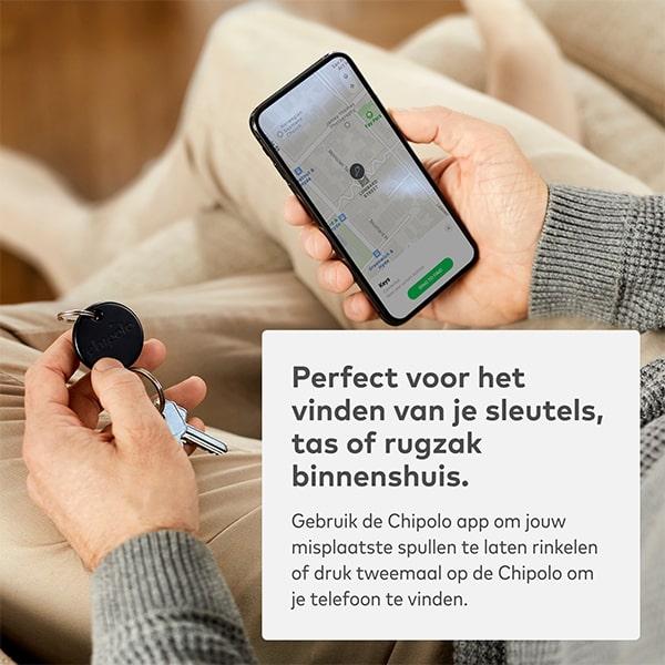 Chipolo ONE Bluetooth Tracker Zwart