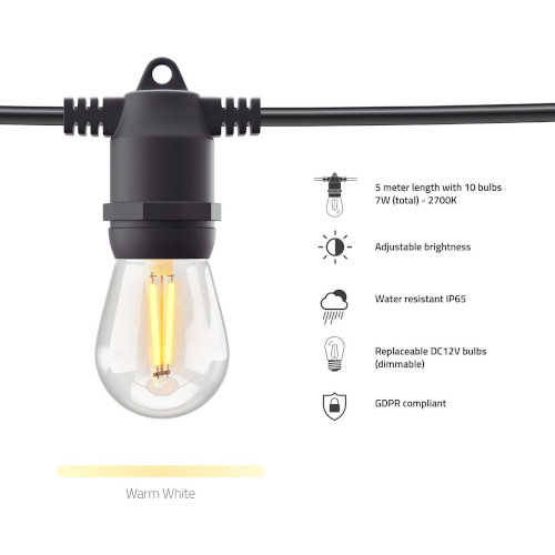 Hombli Outdoor Lichtsnoer 5 Meter