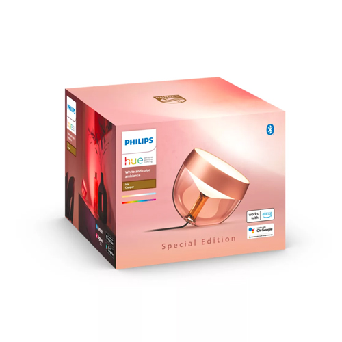 Philips Hue Iris white and color limited edition koper