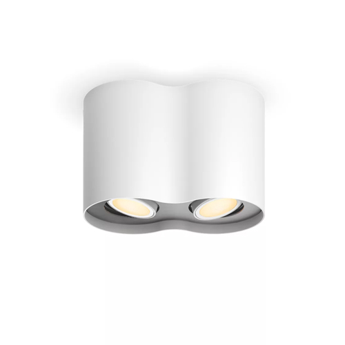 Philips Hue Pillar Opbouwspot Duo Wit