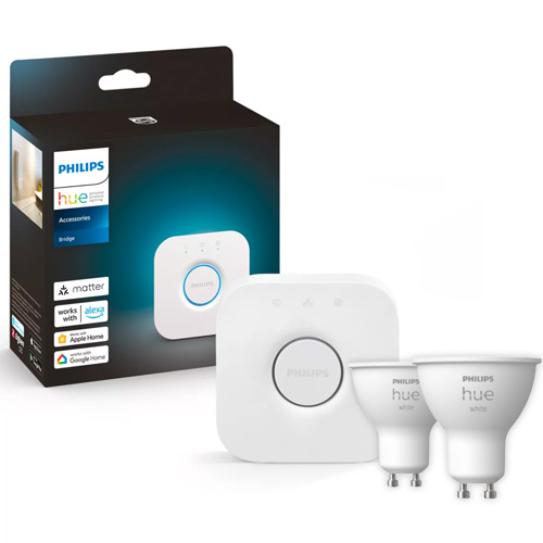 Philips Hue GU10 Starterpack White 2-Pack + Bridge