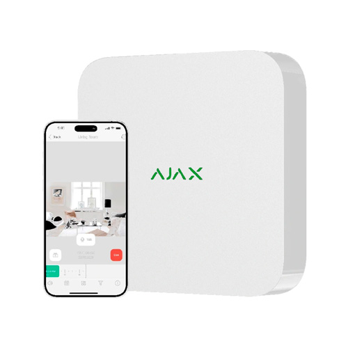 Ajax Systems NVR Recorder 8 Kanalen Wit