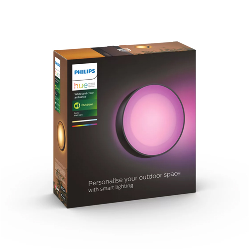 Phillips Hue Outdoor Daylo Wandlamp Zwart