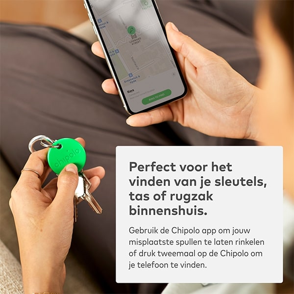 Chipolo ONE Bluetooth Tracker Groen 2-Pack