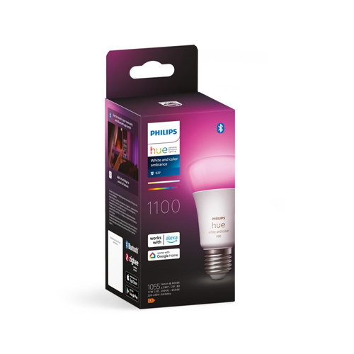 Philips Hue E27 lamp White Ambiance Color 1100 Lumen kleur