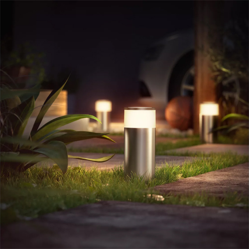 Philips Hue Buiten Calla Sokkel Grijs