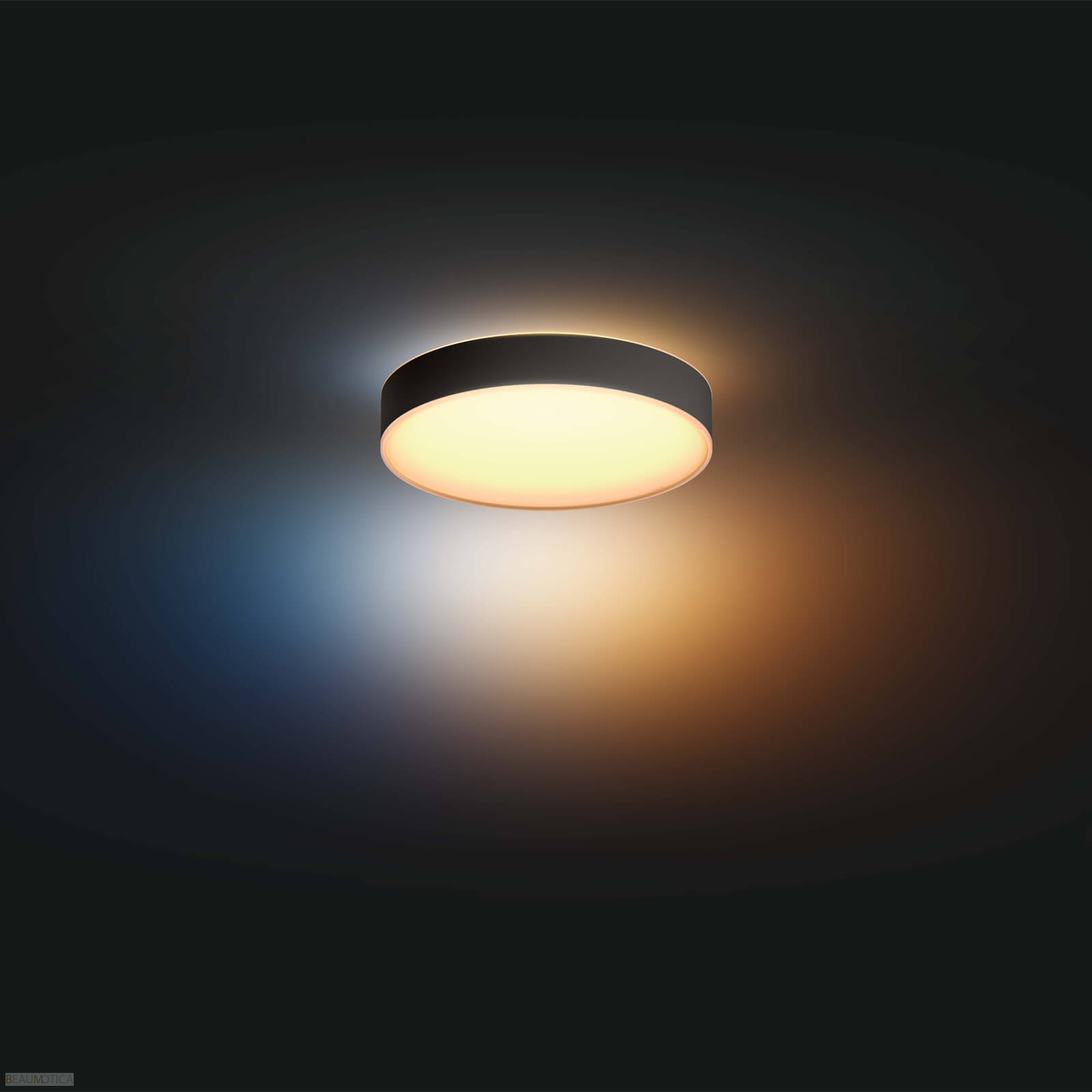 Philips Hue Enrave White Ambiance Plafondlamp Zwart