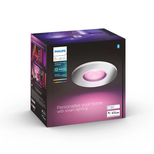 Philips Hue Xamento Badkamer Inbouwspot 1-Pack aluminium