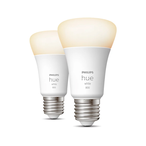 Philips Hue White Ambiance E27 800 lumen Bluetooth 2-pack packaging