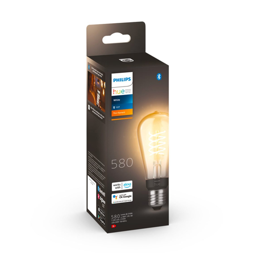 Philips Hue E27 Filament Lamp White Edison