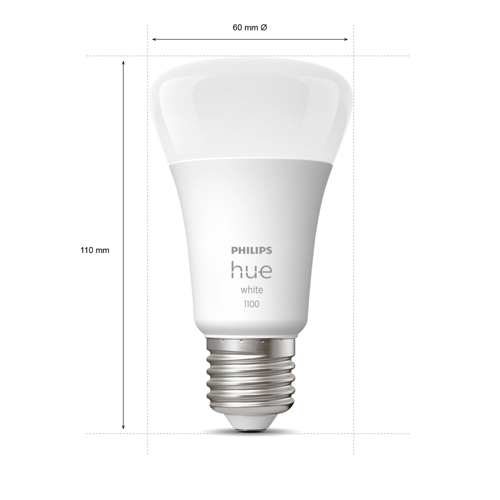 Philips Hue Starter Pack 3 E27 Lampen White + Dimmer Switch + Bridge