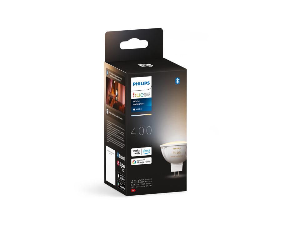 Philips Hue MR16 White Ambiance Packaging