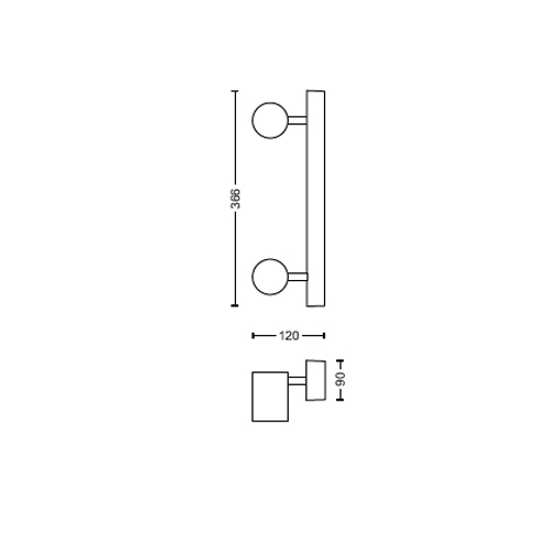 Philips Hue Adore opbouwspot badkamer