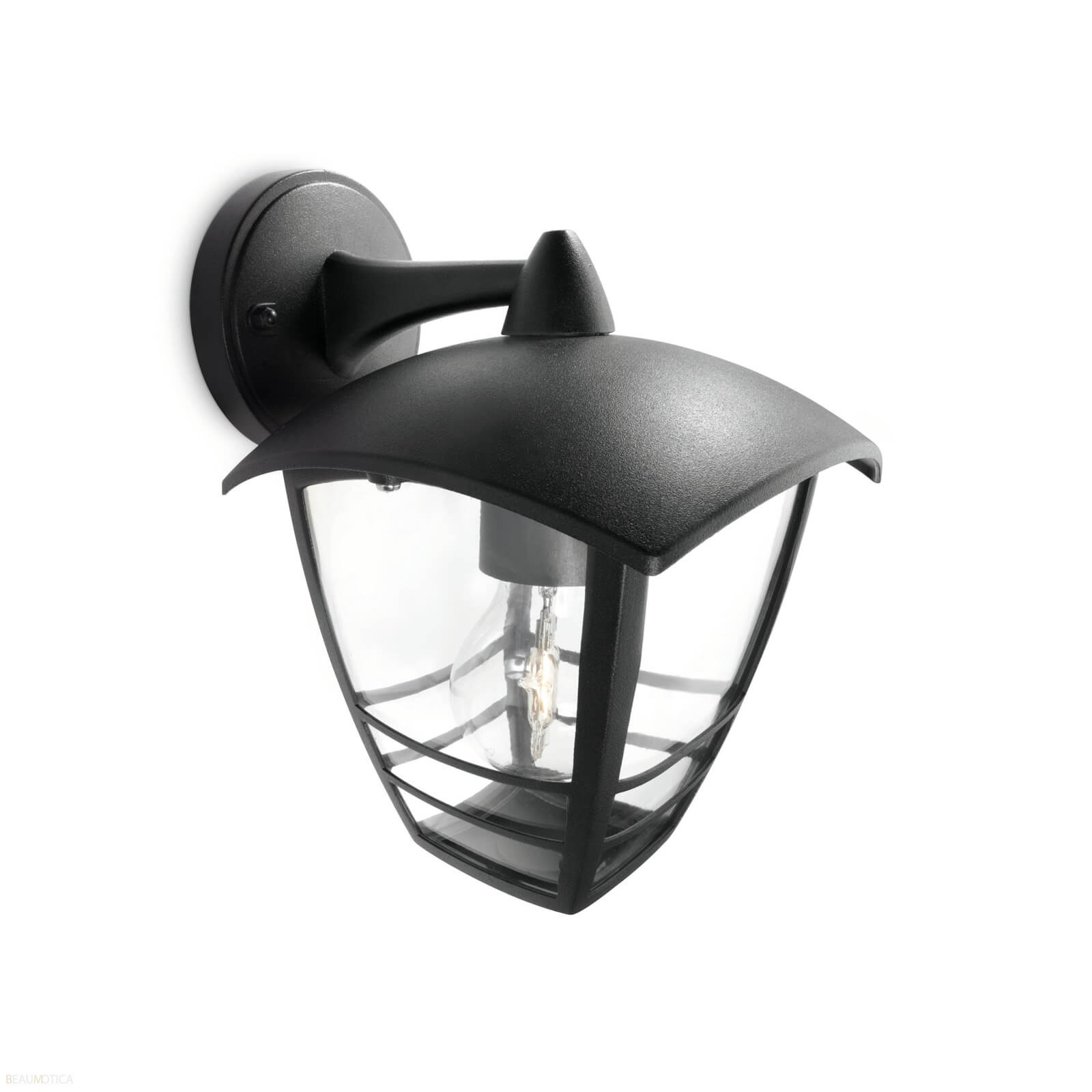 Philips MyGarden Creek Wandlamp Zwart