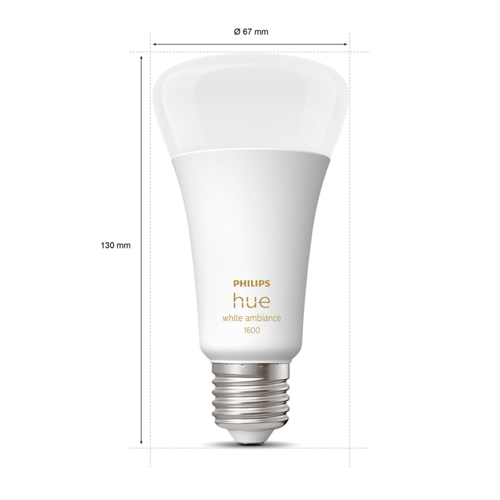 Philips Hue E27 White Ambiance 1600lumen