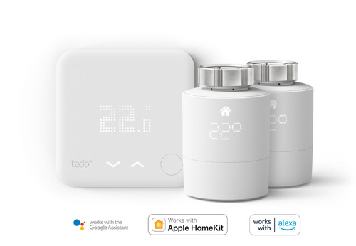 tado° Slimme Thermostaat V3+ starterkit met slimme radiatorknoppen