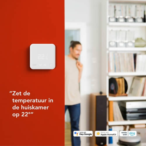 tado° Starterskit Bedrade Slimme Thermostaat V3+ bespaar op je stookkkosten