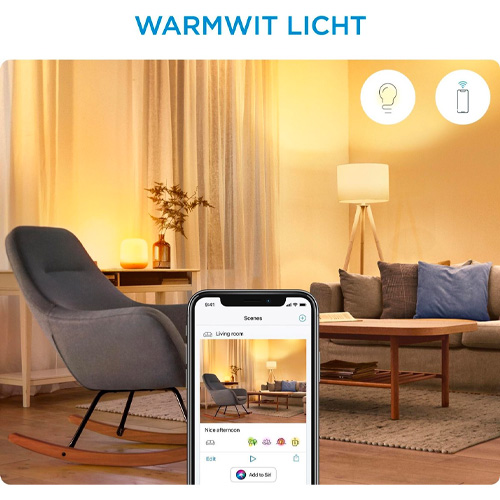 WiZ Kaarslamp E14 WiFi White Color Ambiance