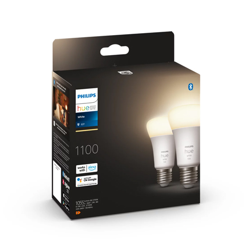 Philips Hue White ambiance 2-pack E27 1100 lumen