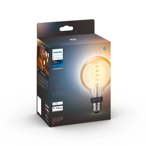 Philips Hue Filament Globe E27 White Ambiance