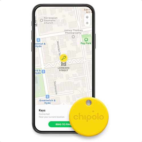 Chipolo ONE Bluetooth Tracker Geel 2-Pack