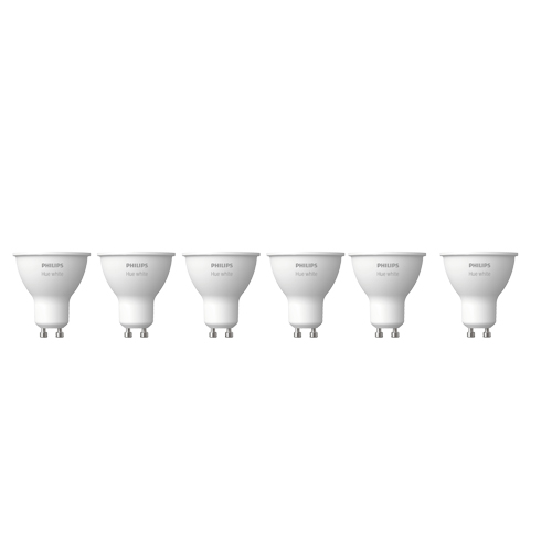 Philips Hue GU10 White Ambiance 6-pack