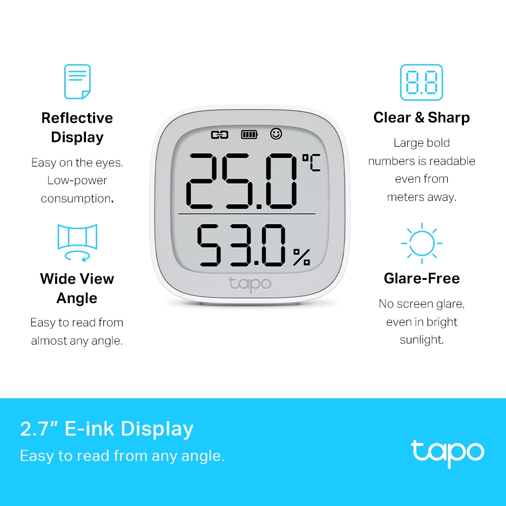 TP-Link Tapo T315 smart thermometer en hygronmeter