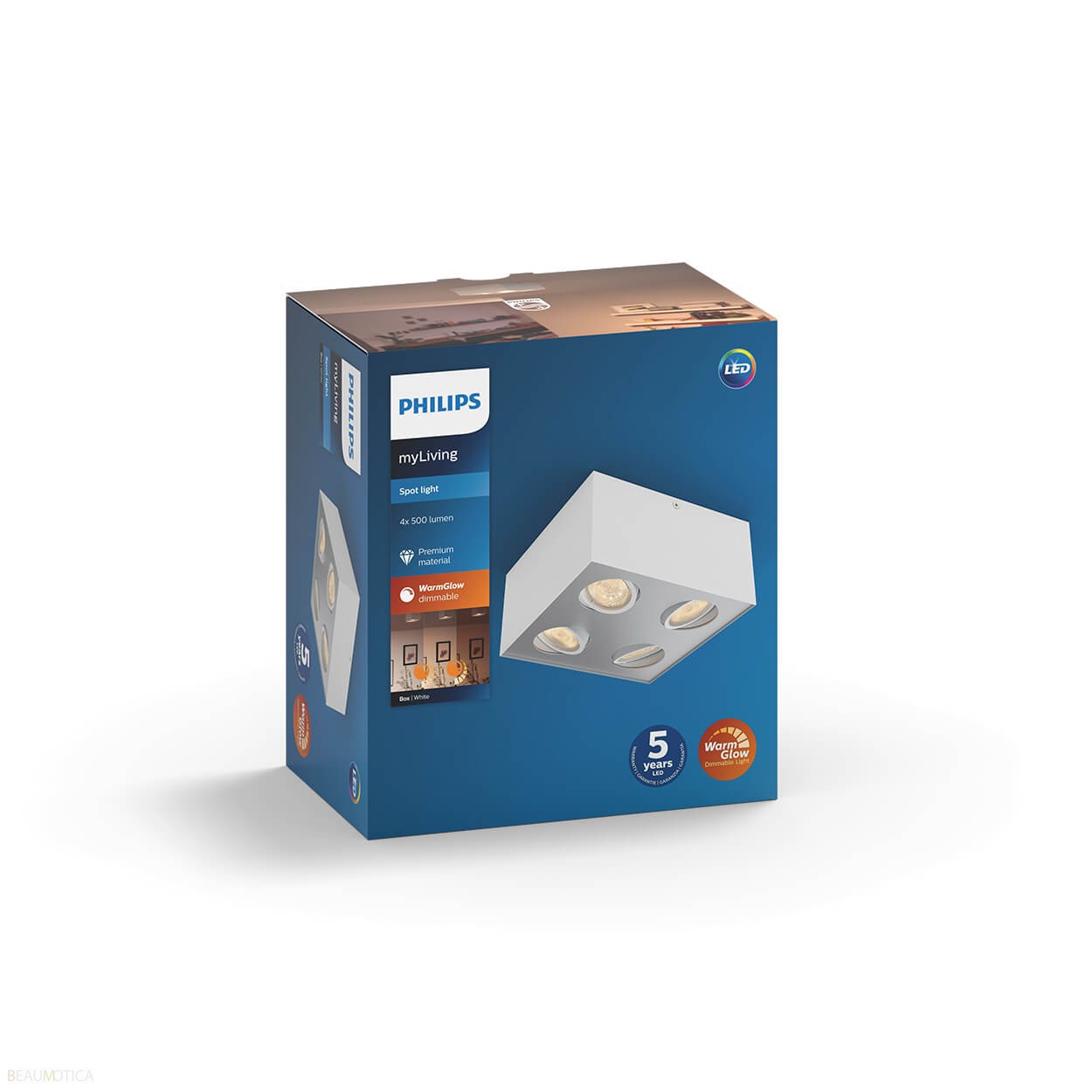 Philips Hue MyLiving Box 4-Spot 