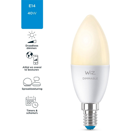 WiZ Kaarslamp E14 WiFi White Color Ambiance