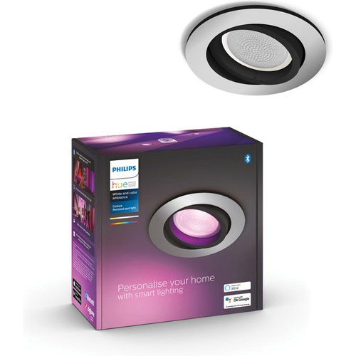 Philips Hue Centura Rond Inbouwspot Aluminium 1x5.7W