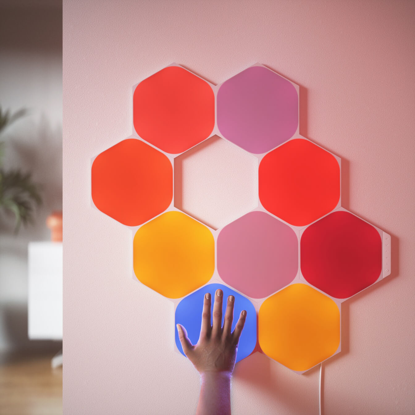 Nanoleaf Shapes Hexagon Starterkit set van 9 panelen