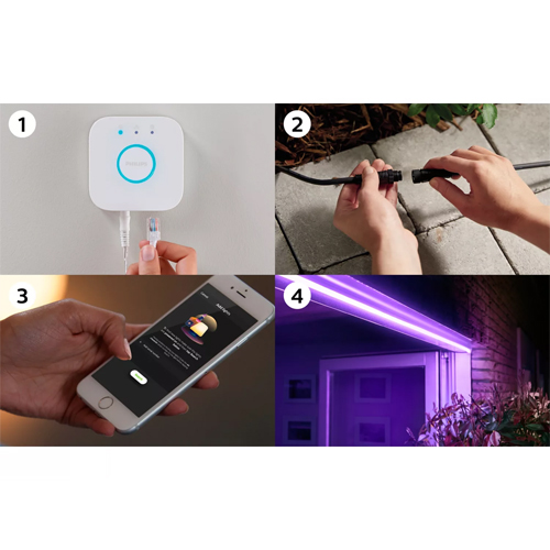 Philips Hue LEDstrip 2mtr Buiten RGBW