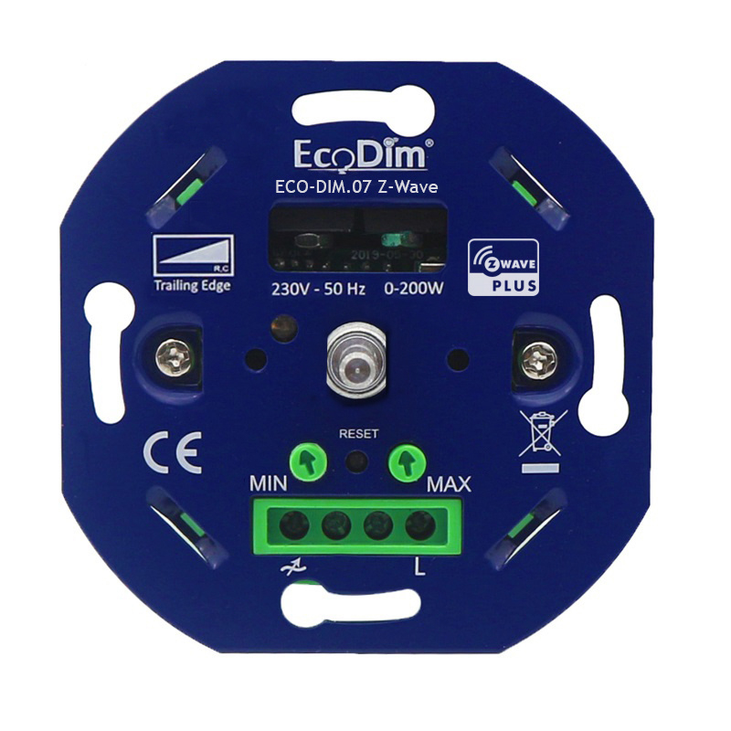 EcoDim Pro Draaidimmer Z-wave Plus