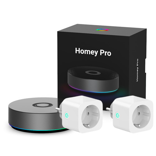 Homey Pro + 2x Innr Slimme Zigbee Stekker Afbeelding