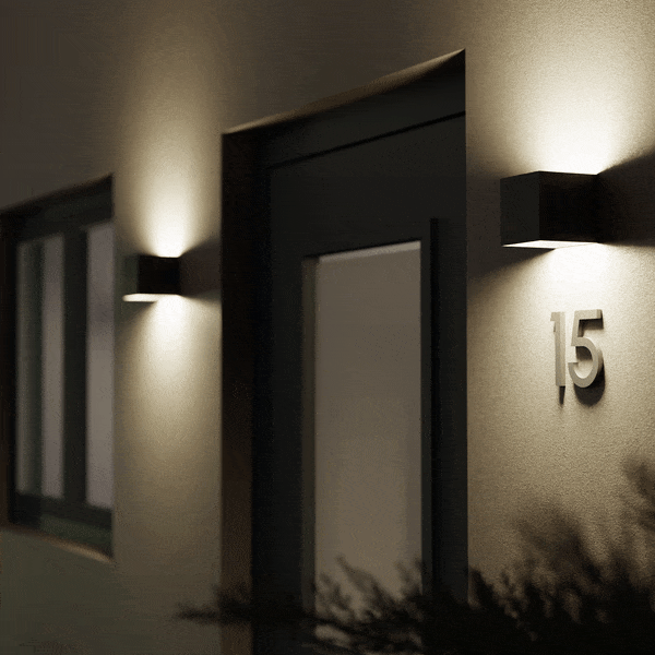 Hombli smart wall light instelbare schijnhoek